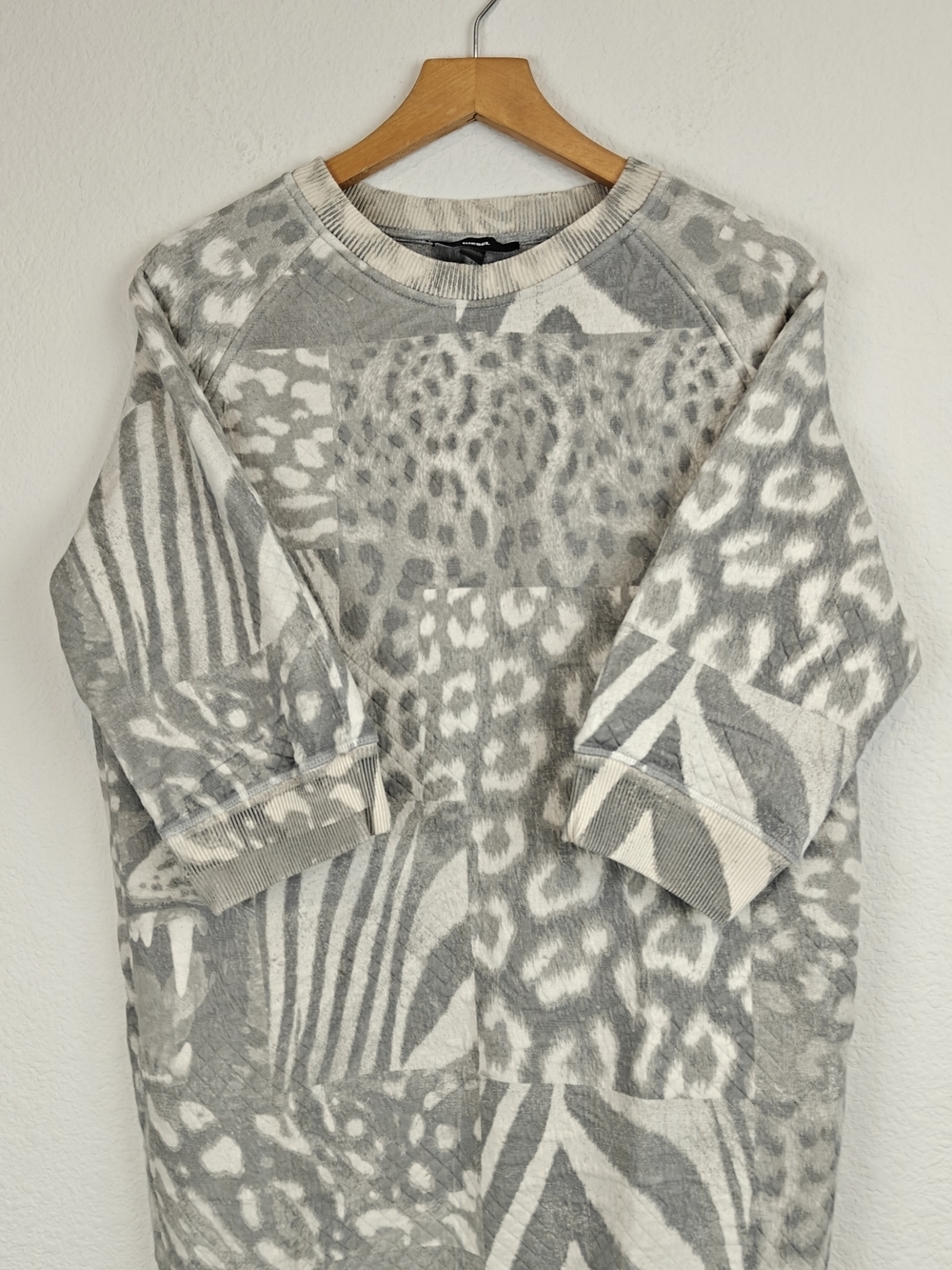Diesel Multi Animal Print Mini Dress | Y2K Statement Bodycon XS - Picture 4 of 15